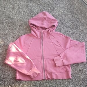 Lululemon Oversized Scuba Full Zip Hoodie Pink XS/S